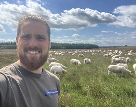 Boswachter Siard de Meijer op Planken Wambuis.